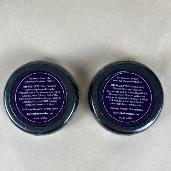 2 NIB WINE WIPES ONE COMPACT OF 15 FIFTEEN WIPES AND MIRROR - Picture 4 of 5